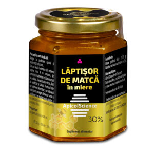 Laptisor de matca in miere 30% 200 ml