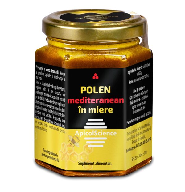 Polen mediteranean în miere 200 ml - Image 3