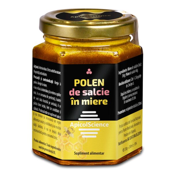 Polen de salcie în miere 200 ml - Image 3