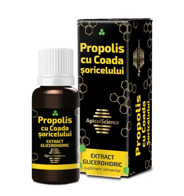 Propolis cu Coada Șoricelului extract glicerohidric 30 ml