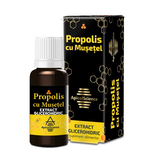 Propolis cu Mușețel extract glicerohidric 30 ml - Image 4