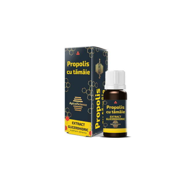 Propolis cu Tămâie extract glicerohidric 30 ml - Image 4