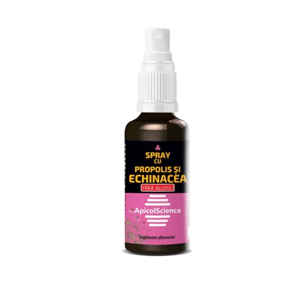 SPRAY CU PROPOLIS ȘI ECHINACEA FĂRĂ ALCOOL – 50 ml